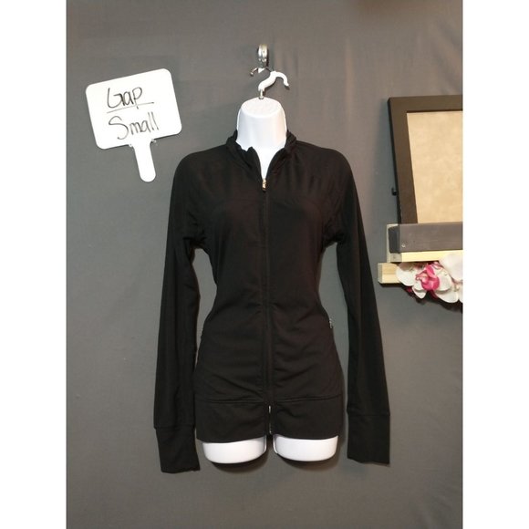 Gap Fit black athletic jacket size small - Picture 1 of 4